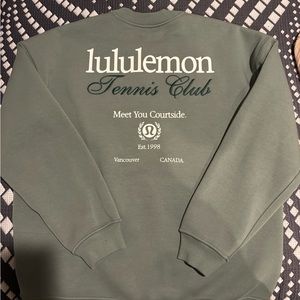 NWOT lululemon tennis pullover